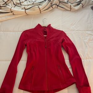 Lululemon Red Define Jacket Nulu